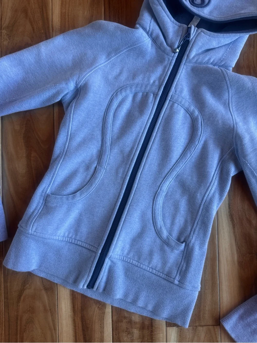 lululemon athletica Blue Scuba Full-Zip Hoodie